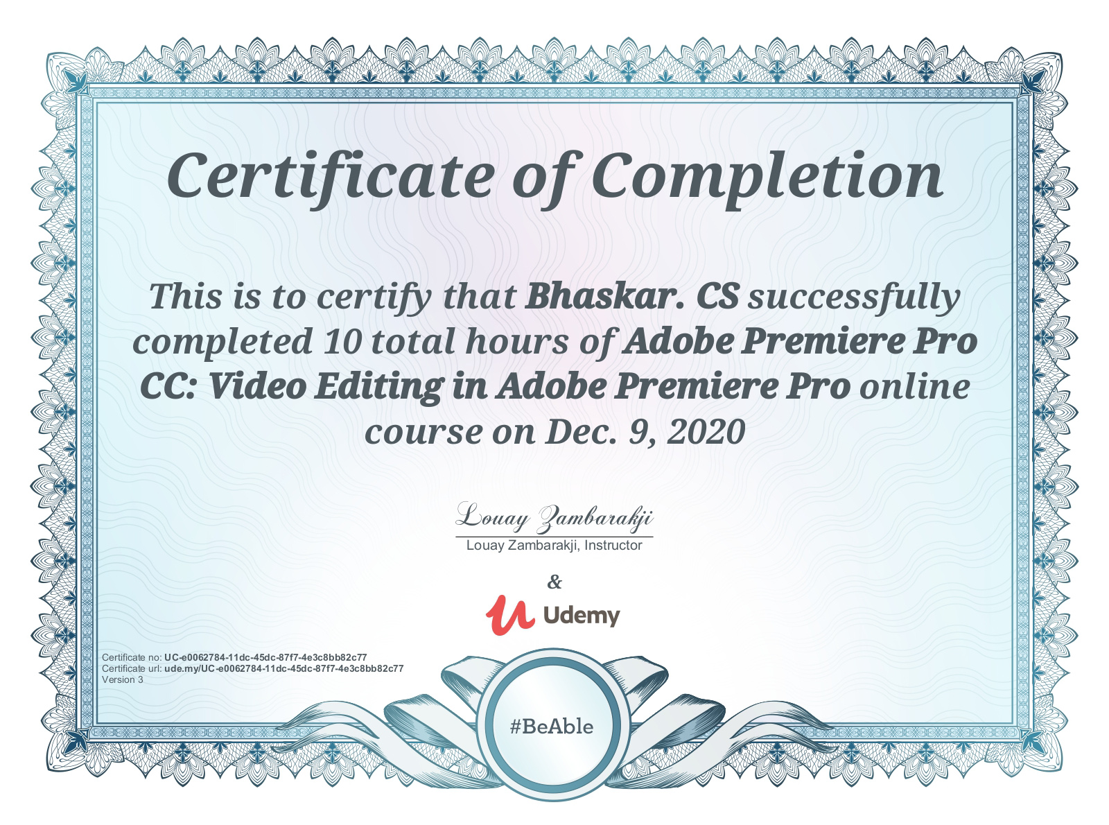 Certificate 4